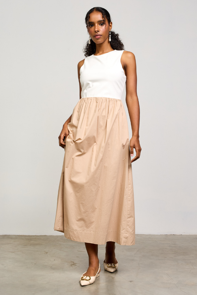Emma Two Tone Maxi Dress