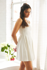Emmeline Pleated Mini Dress
