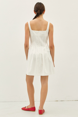 Emmeline Pleated Mini Dress