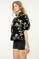 Peyton Floral Puff Sleeve Top