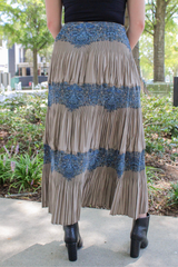 Valerie Pleated Maxi Skirt