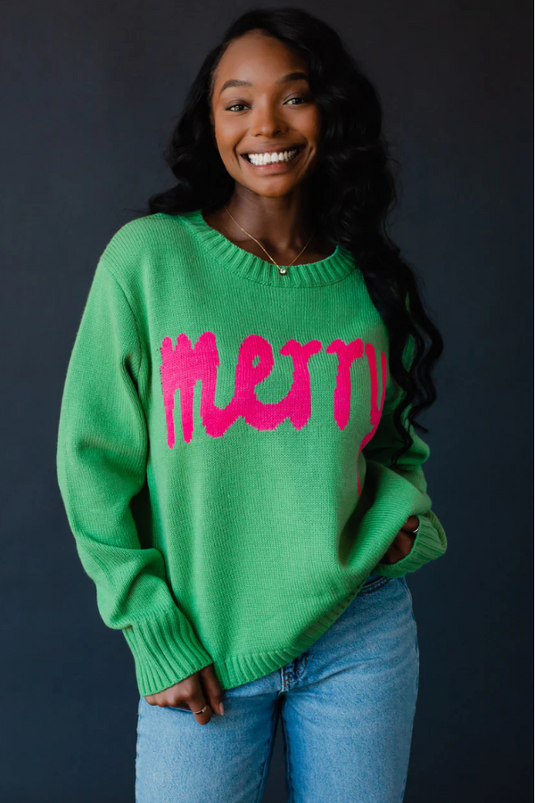 Merry Sweater In Mint