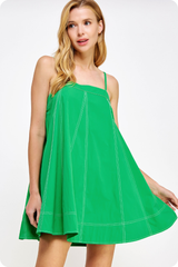 Cami Mini Dress in Emerald