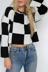 Groovy Baby Checker Sweater