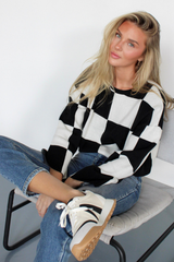 Groovy Baby Checker Sweater