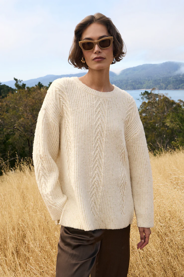 All That Glitters Cable Knit Sweater by Z Supply