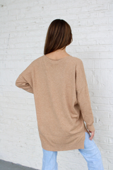 We're Dreaming Sweater in Heather Came