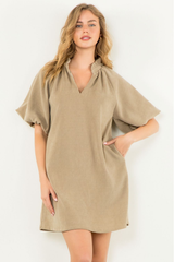 Ember Corduroy Mini Dress