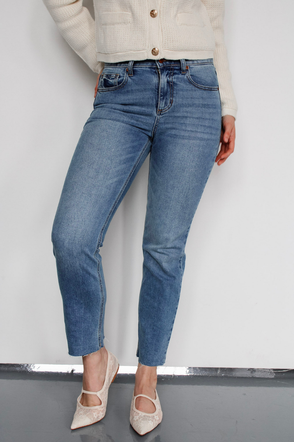 Camille Slim Straight Leg Jean