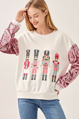 Nutcracker Sequin Sweatshirt