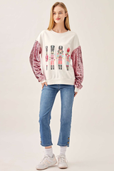 Nutcracker Sequin Sweatshirt