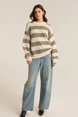 Anders Stripe Crew Neck Sweater by Z Supply