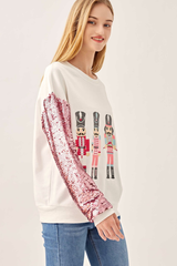 Nutcracker Sequin Sweatshirt