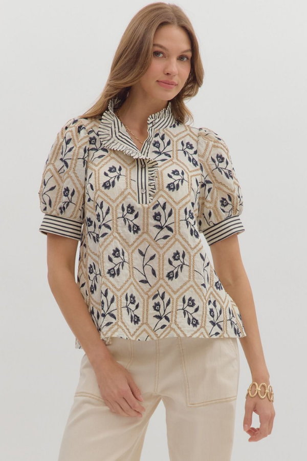 Natalie Floral Top