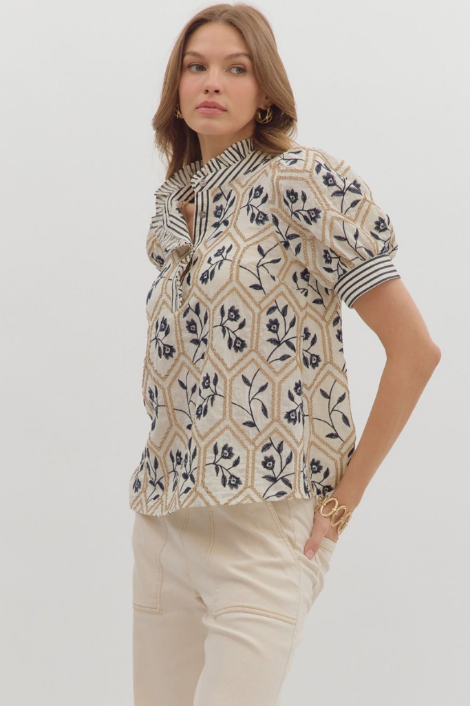 Natalie Floral Top