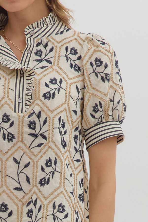 Natalie Floral Top