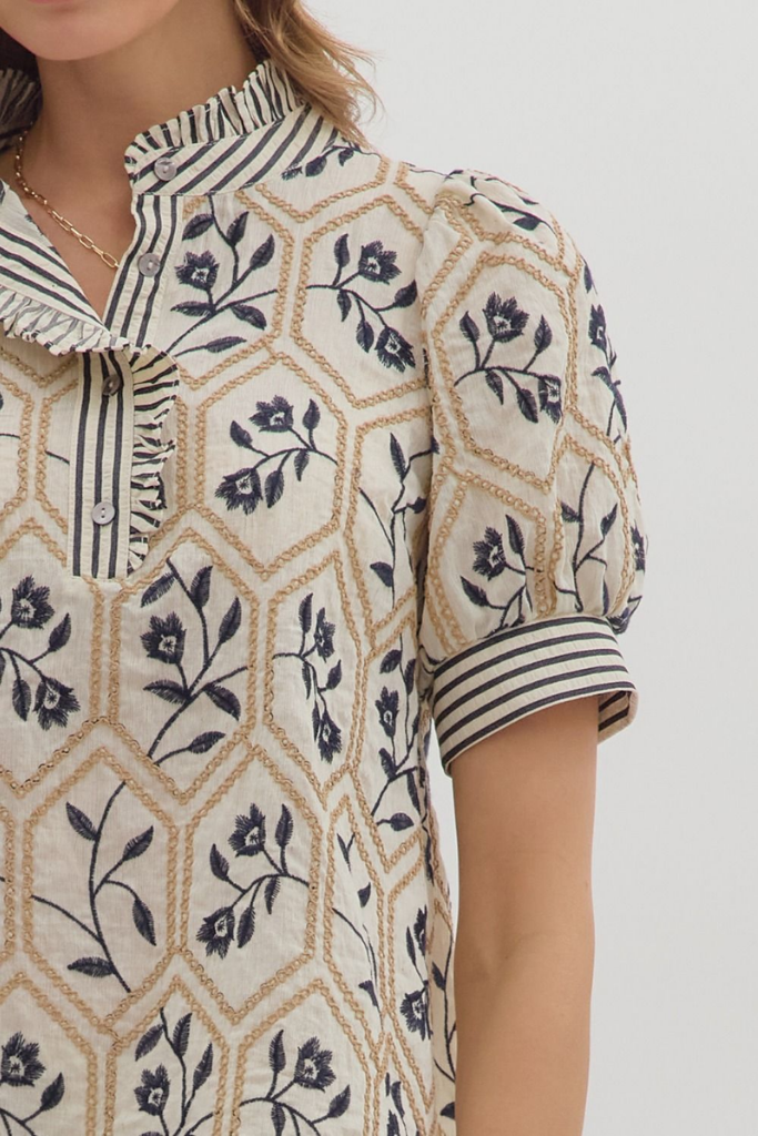 Natalie Floral Top