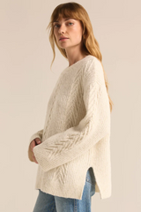 All That Glitters Cable Knit Sweater by Z Supply