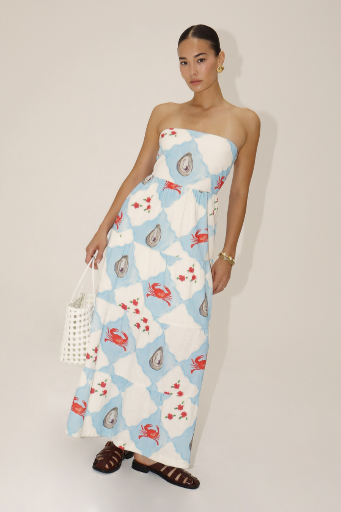 Naomi Strapless Maxi Dress