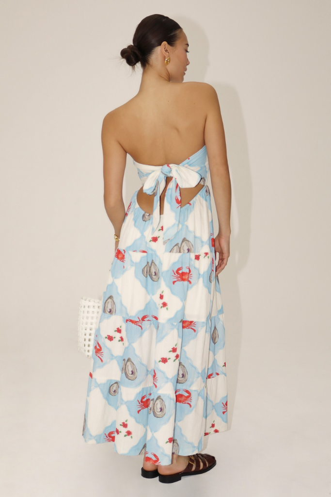 Naomi Strapless Maxi Dress