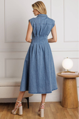 Penelope Denim Midi Dress