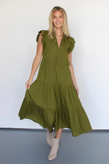 Sinclair Tiered Midi Dress