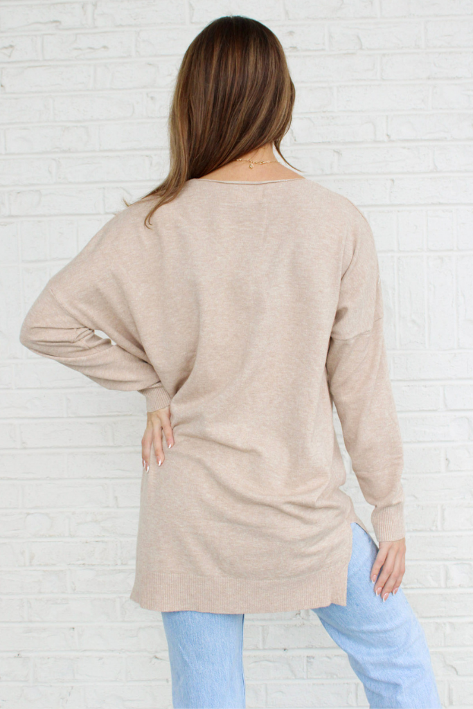 Dreamer Sweater in Heather Cashew