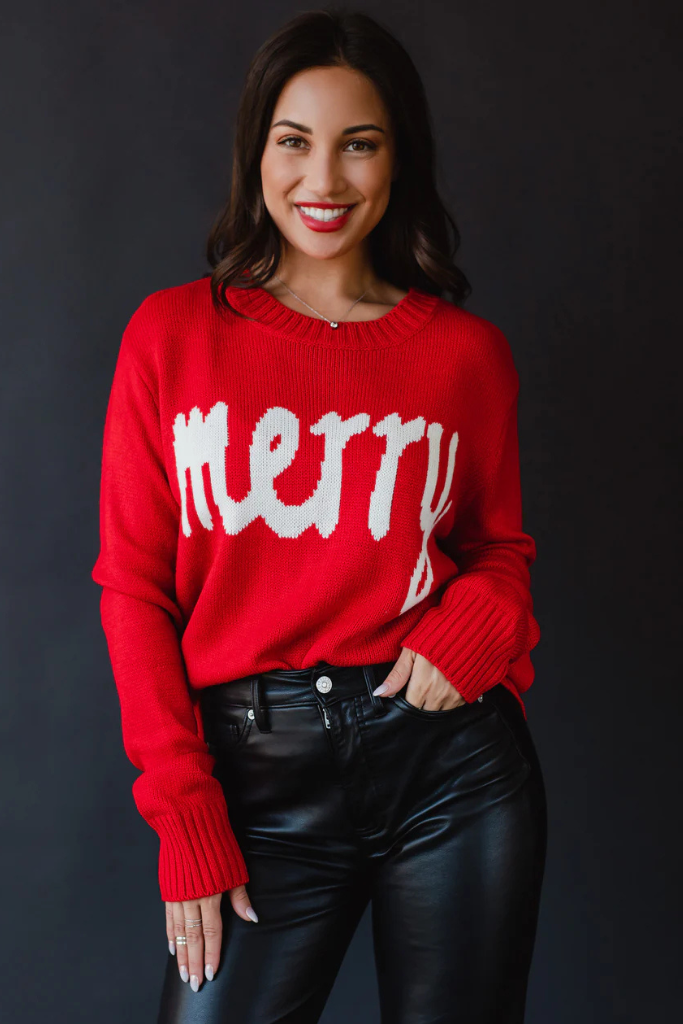 Merry Sweater In Red