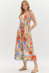 Alice Printed Midi Dress