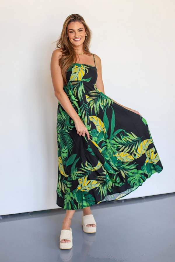 Unbeleafable Maxi Dress