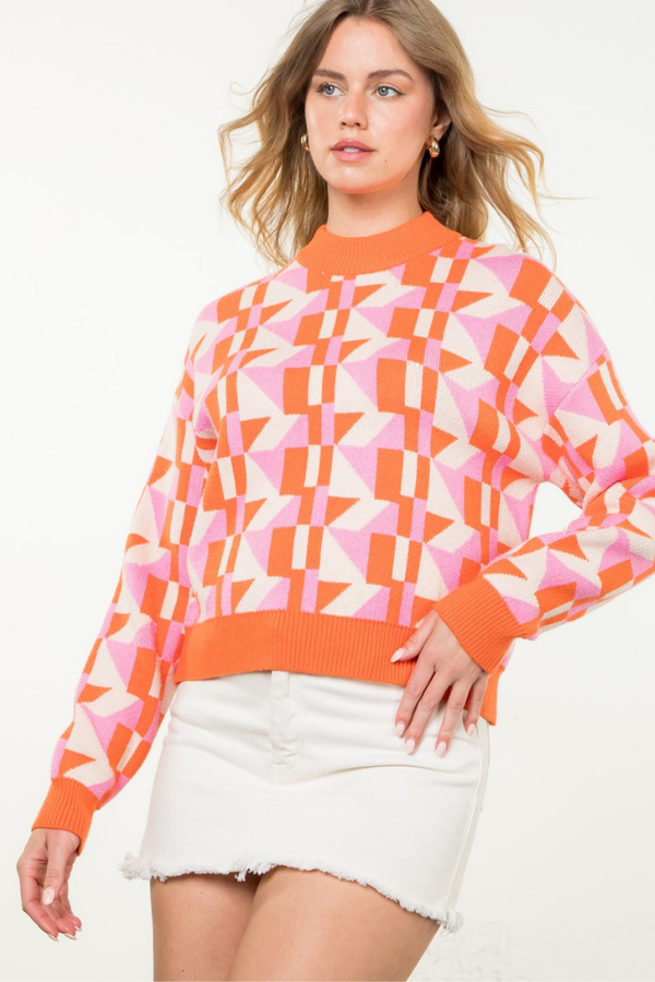 Citrus Love Crew Neck Sweater