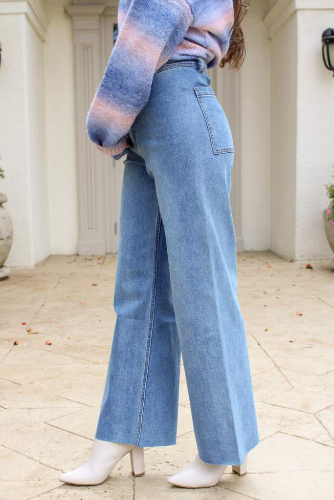 Sailor Wide Leg Jean in Denim