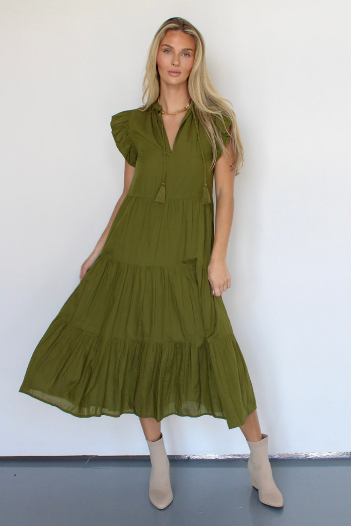 Sinclair Tiered Midi Dress