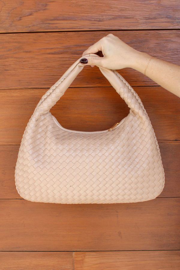 Millie Woven Bag in Natural