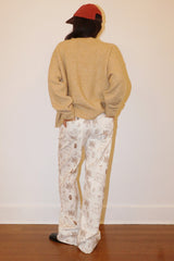 Flying duck sweater in tan
