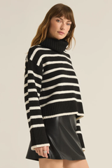 Josephine Stripe Turtleneck Sweater by Z Supply