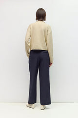 Robyn stripe cardigan in beige