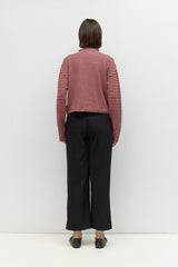 Robyn stripe cardigan in pink