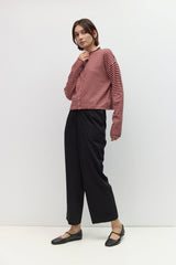 Robyn stripe cardigan in pink