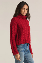 Tied To You Cableknit Sweater by Z Supply