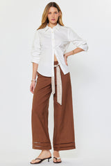 Cleo pant in brown