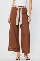Cleo pant in brown