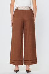 Cleo pant in brown