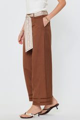 Cleo pant in brown