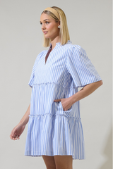 Boe Striped Shift Dress