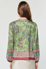 Shellie blouse in green