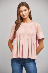 Wynnie top in blush