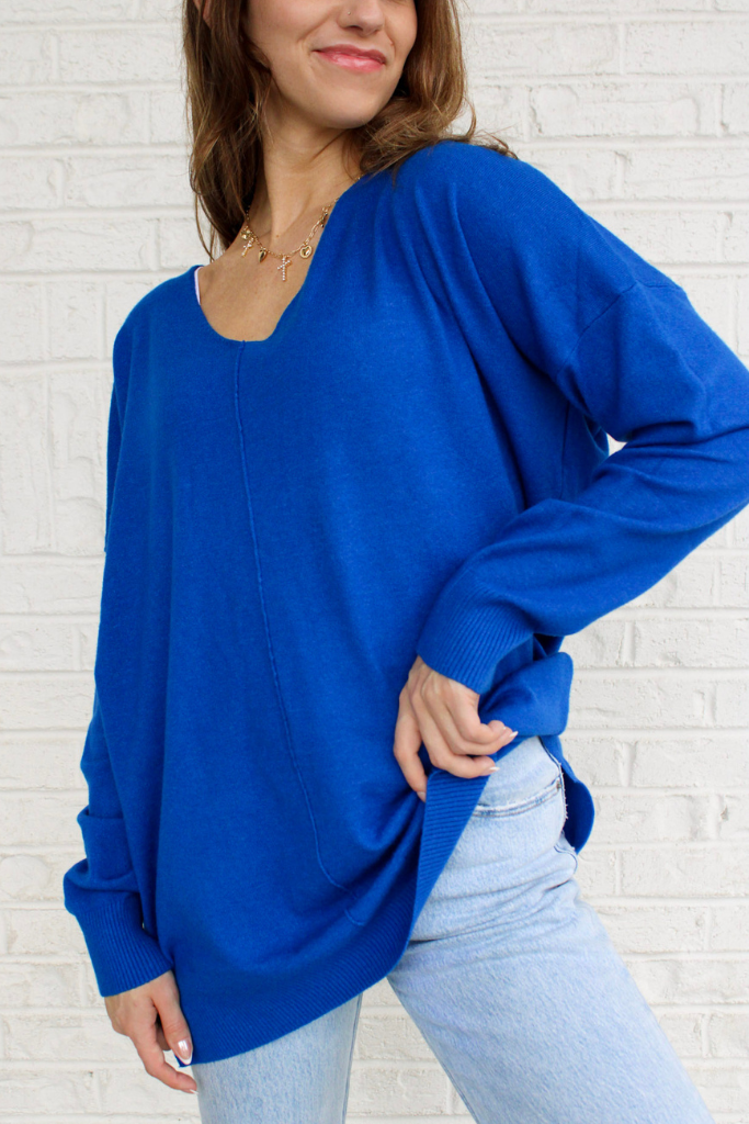 Dreamer Sweater in Cobalt