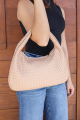 Millie Woven Bag in Natural