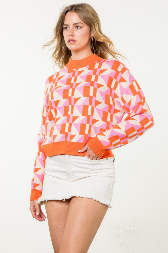 Citrus Love Crew Neck Sweater